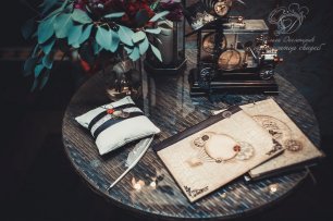 Свадебная атрибутика в стиле стимпанк