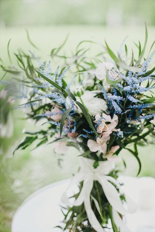 Растрепанный букет невесты в стиле "Бохо"