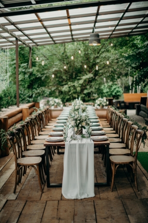 Оформление небольшой свадьбы