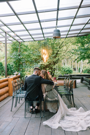 Уютная камерная свадьба