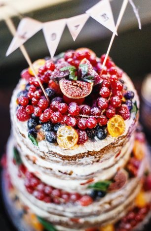 Торт с ягодами