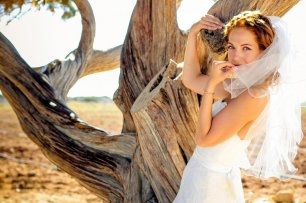 Дикое сафари. Фотосессия невесты