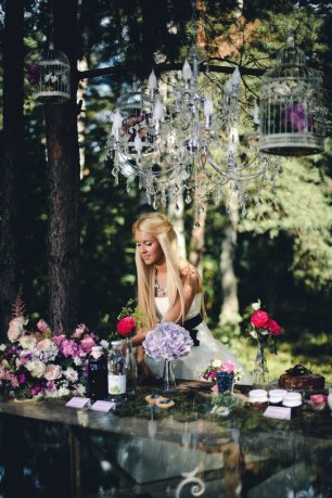 Декор места свадебной фотосессии