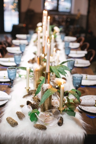 Зимняя сервировка