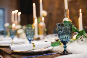 Зимняя сервировка