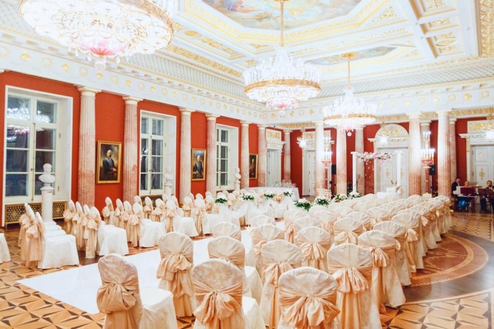 Свадьба во дворце Царицыно. Зал церемонии регистрации.