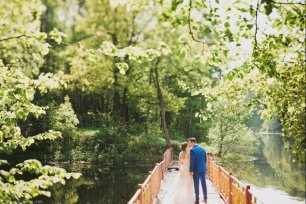 Свадебная фотосессия в лесу