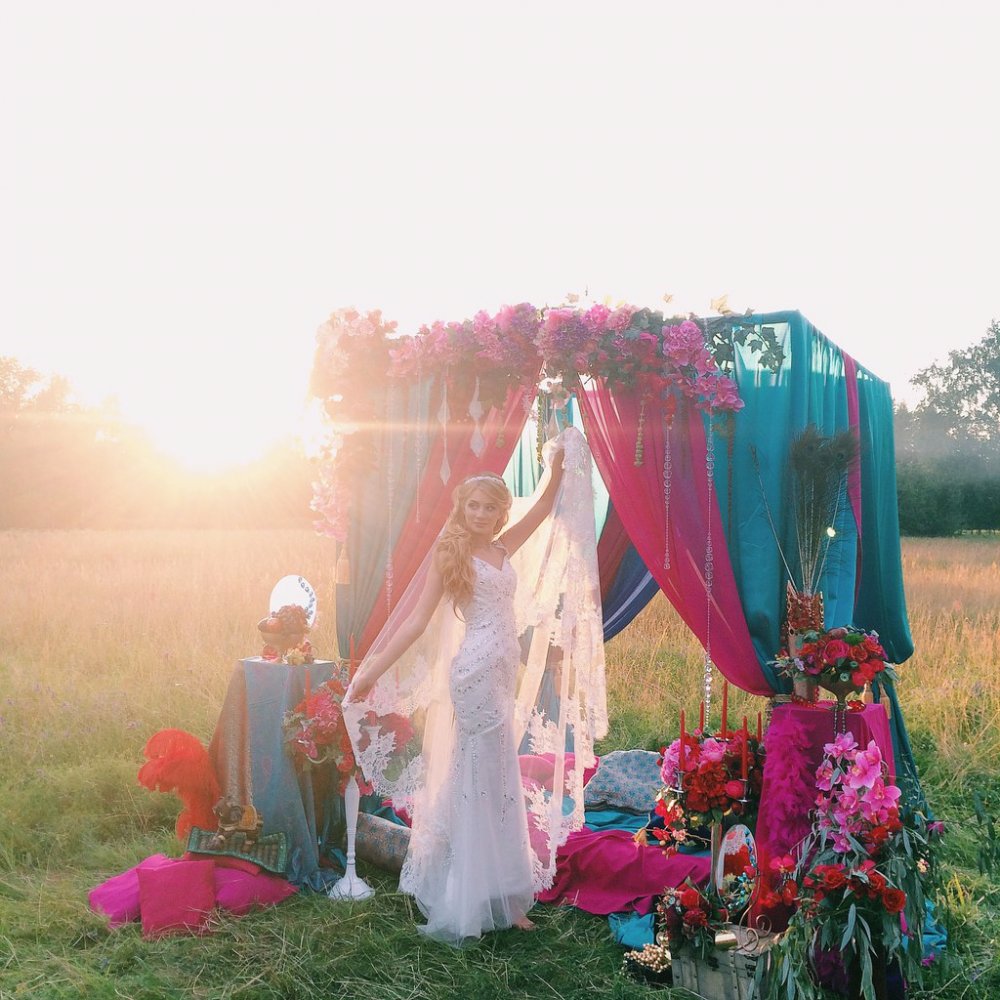 Настя - русская красавица и волшебный аромат восточной свадьбы! 