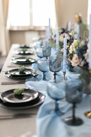 Сервировка для камерной свадьбы