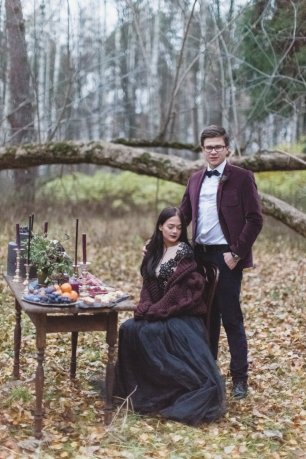 Томный лес. Фотосессия - лавстори