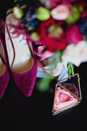 Оригинальная стеклянная шкатулка для колец