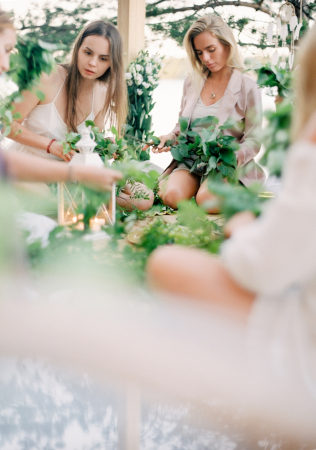 летний девичник, вечеринка в древнерусском стиле, организатор OH,WEDDING!