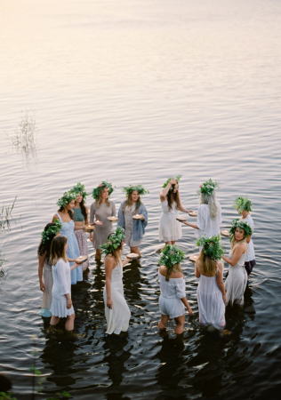 летний девичник, вечеринка в древнерусском стиле, организатор OH,WEDDING!