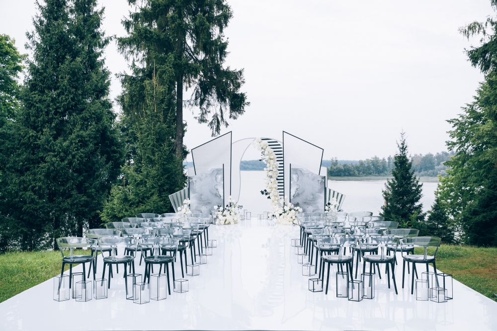 Зона церемонии на свадьбе Даши и Димы