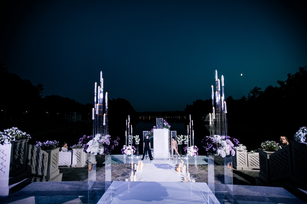 Вечерняя церемония на свадьбе Миланы и Жени