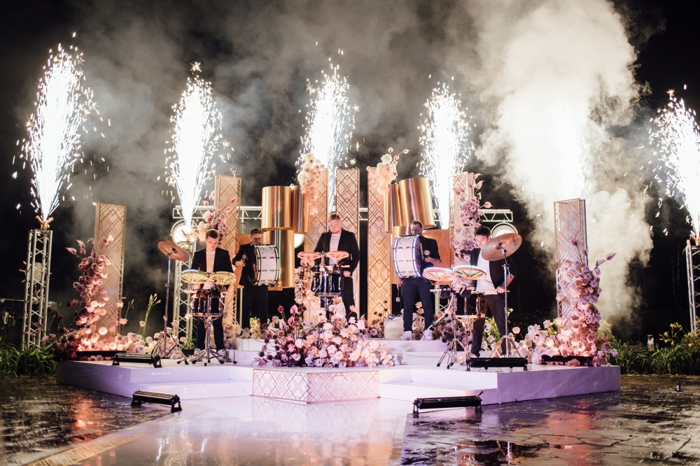 Финальное шоу на свадьбе Натальи и Дмитрия