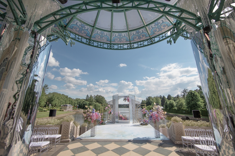 Зона церемонии на свадьбе Даши и Димы