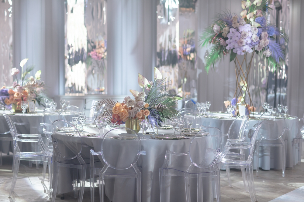 Оформление гостевых столов на свадьбе Даши и Димы