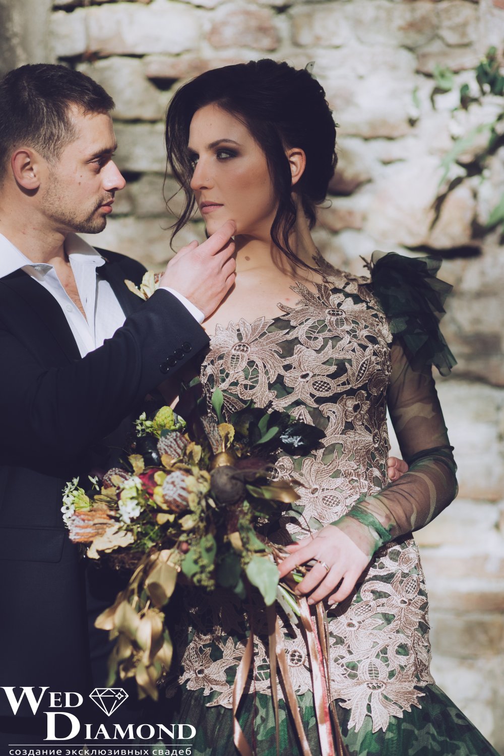 Свадьба в стиле милитари.