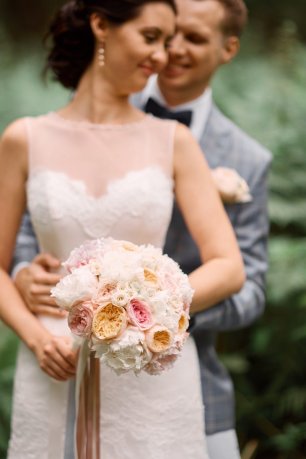 Зефирный букет невесты