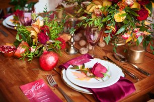 Свадебный декор в осеннем стиле