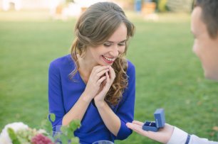 Предложение руки и сердца во время утреннего завтрака