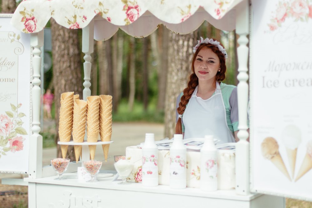 Тележка с мороженым