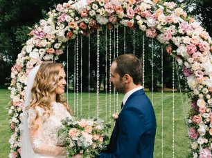 Цветочная выездная церемония