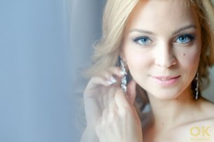 Свадебный макияж в виде стрелок