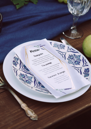 цвет свадьбы 2019, свадьба в синем цвете, организатор JANNET AGENCY