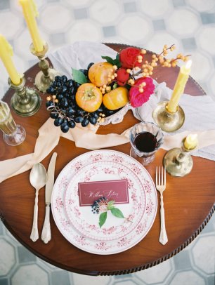 Декор свадебного стола