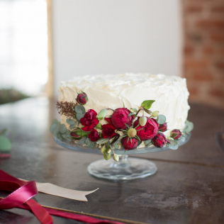 60 идей для декора одноярусного свадебного торта 