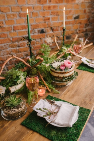 Оформление в стиле эко-шик