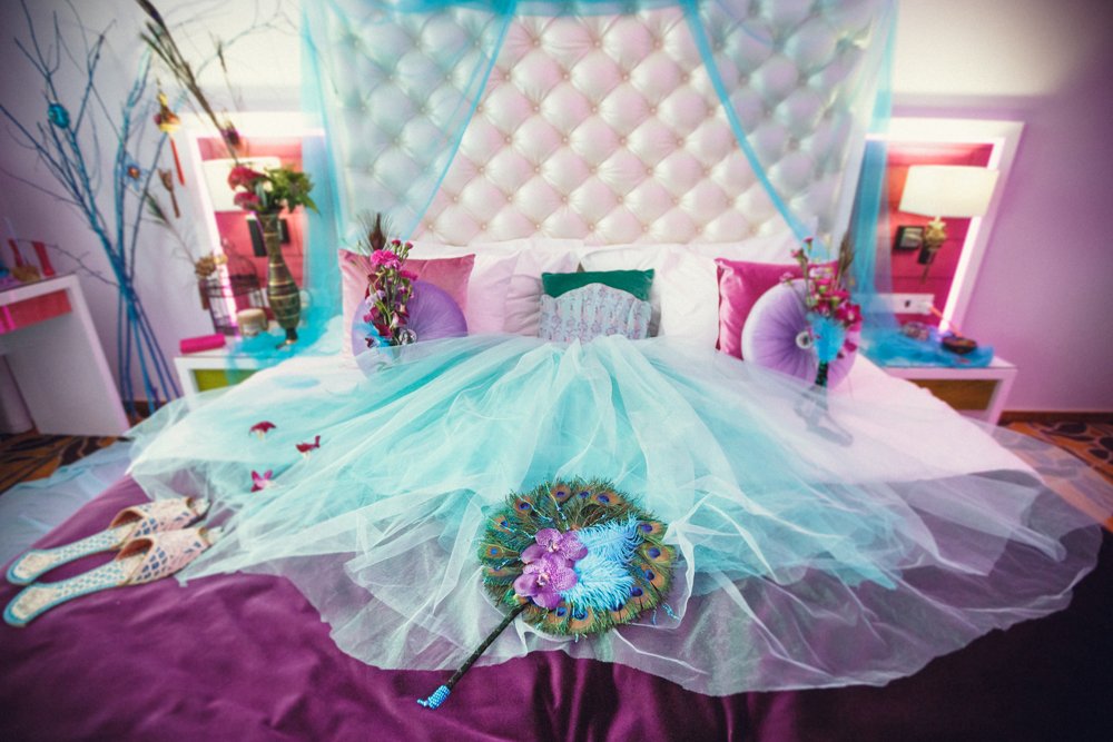 Утро невесты "Восток и павлины"