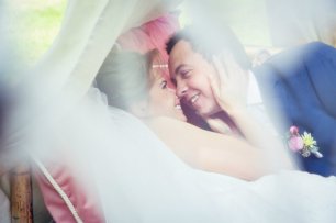 Нежная свадебная фотосессия