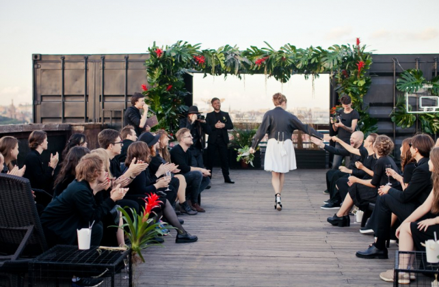 свадьба на крыше, свадебная церемония на крыше, организатор TEPLO EVENT BUREAU