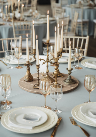 зимняя свадьба в белом, бежевом и золотом цвете, организатор СТУДИЯ ОЛЬГИ КУПЦОВОЙ