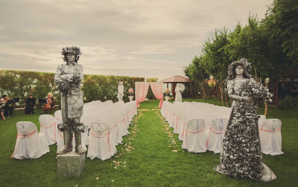 Свадьба возле моря в Крымк