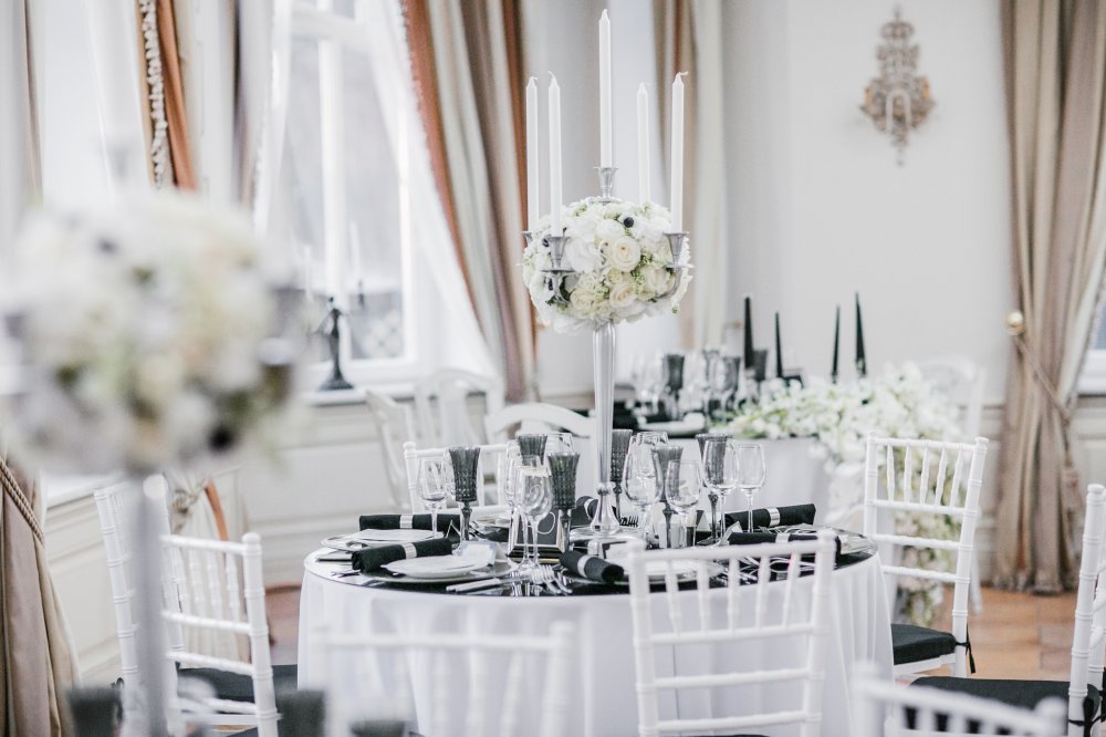 Стилистика свадьбы "Black & White" 