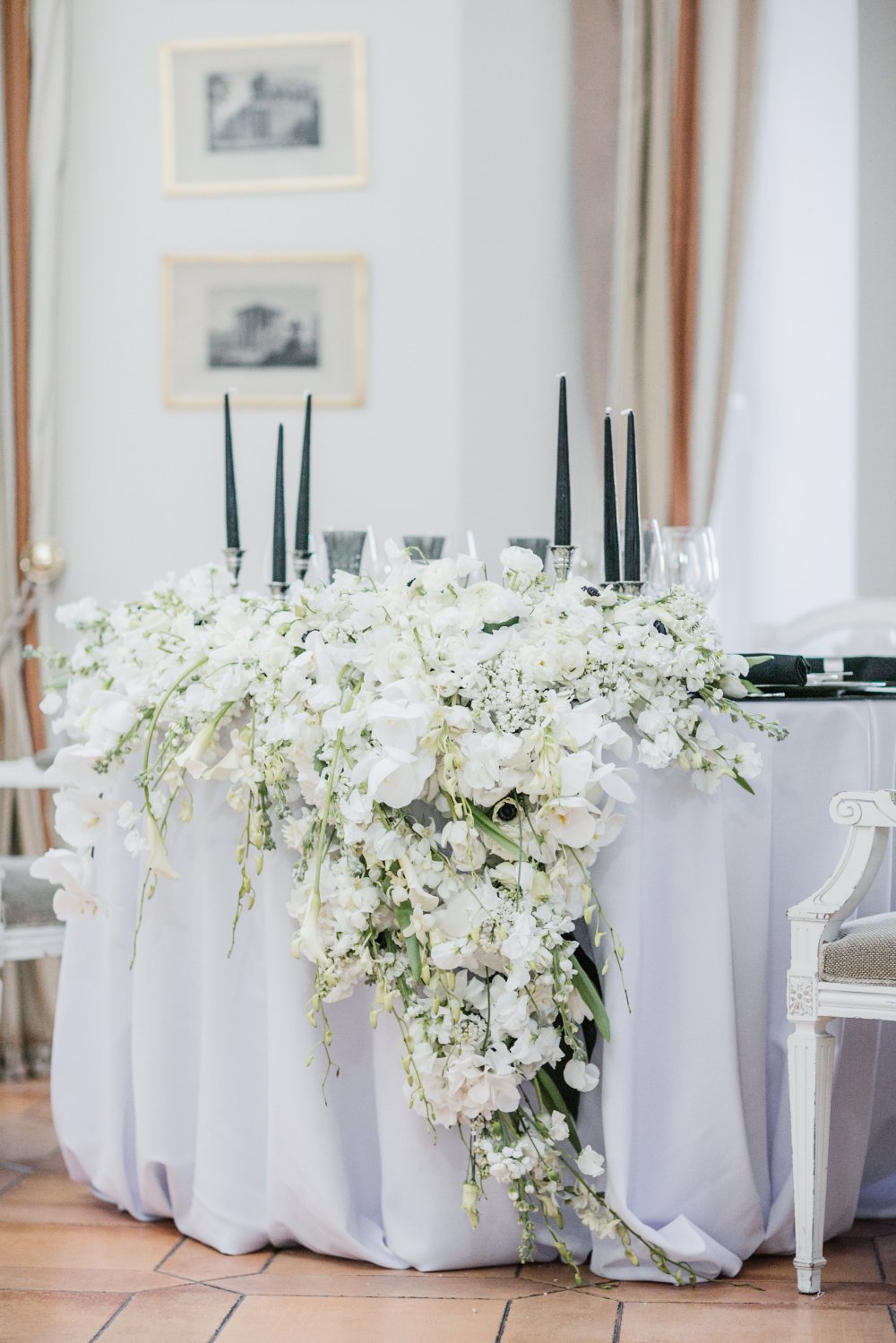 Стилистика свадьбы "Black & White" 