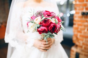 Нежный и страстный букет Кати