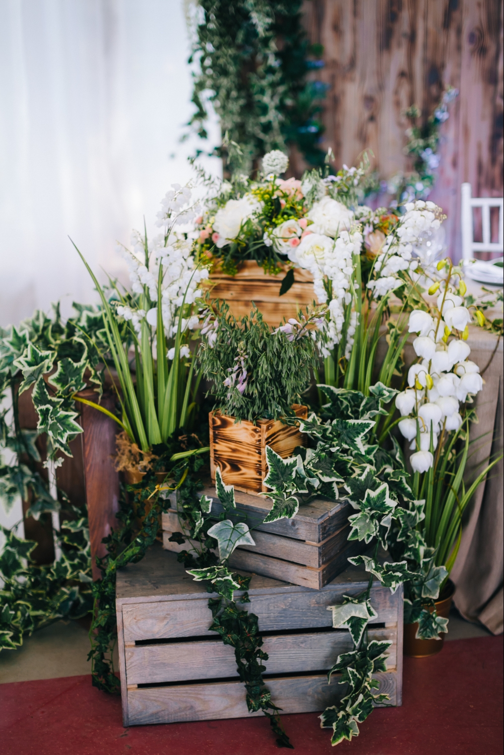 Декор президиума. Свадьба Романа и Софии "Природная красота"