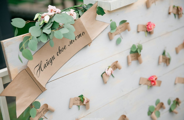 welcome-зона на свадьбе, план рассадки гостей, организатор WEDDING WAY