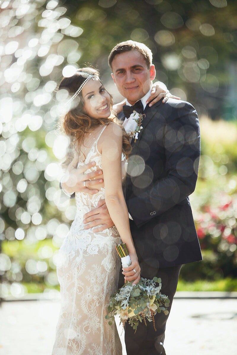 Счастливые молодожены - Ольга и Максим