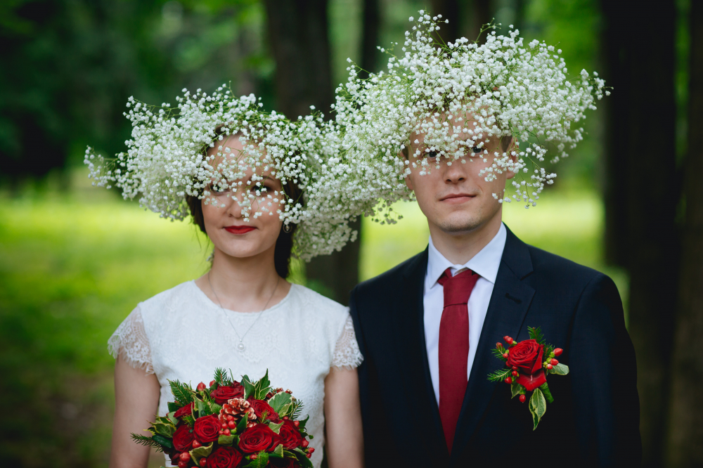 Веселая фотосессия Евгении и Сергея