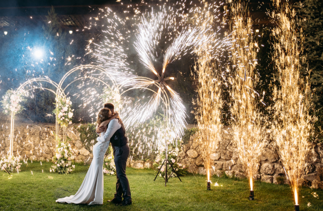 свадебный фейерверк, организатор BIG DAY