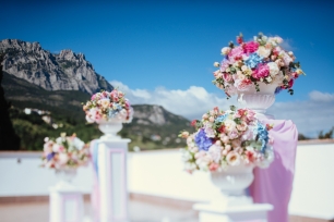 Выездная церемония на фоне Крымских гор!