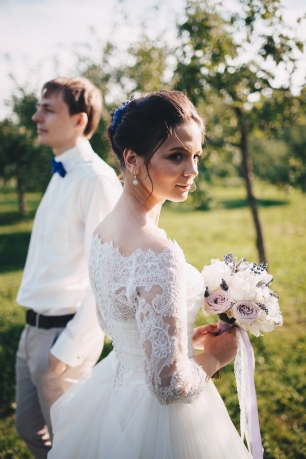 Лавандовая свадьба Саши и Дениса