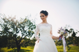 Лавандовая свадьба Саши и Дениса