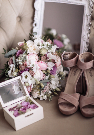 нюдовые свадебные туфли, организатор ART NEVESTA